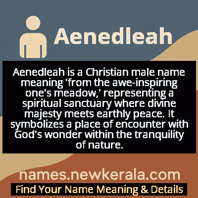 Aenedleah Name Meaning and Origin