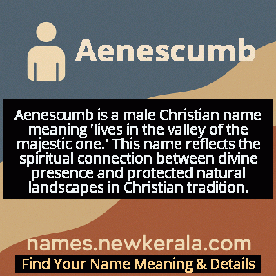 Aenescumb Name Meaning and Origin