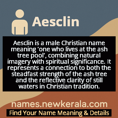 Aesclin Name Meaning and Origin