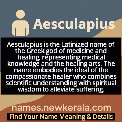 Aesculapius Name Meaning and Origin