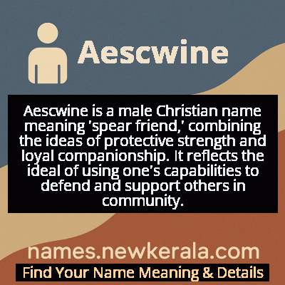 Aescwine Name Meaning and Origin