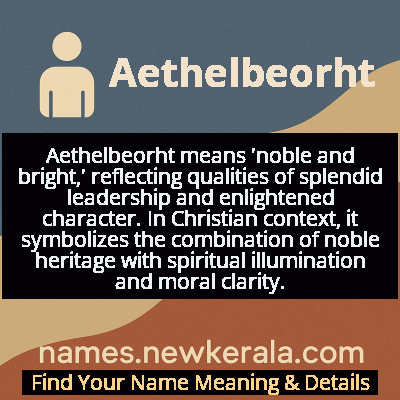 Aethelbeorht Name Meaning and Origin