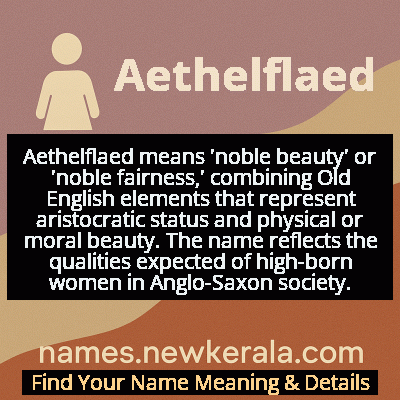 Aethelflaed Name Meaning and Origin