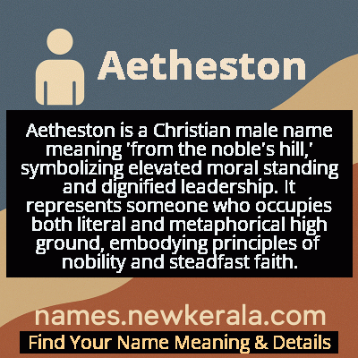 Aetheston Name Meaning and Origin