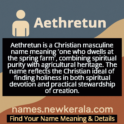 Aethretun Name Meaning and Origin