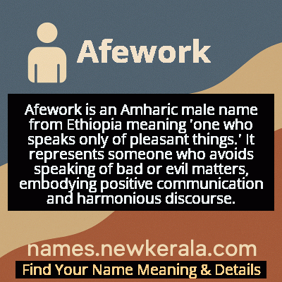 Afework Name Meaning and Origin