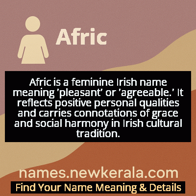 Afric Name Meaning and Origin