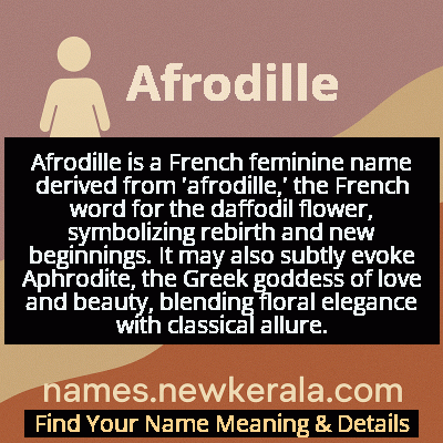Afrodille Name Meaning and Origin