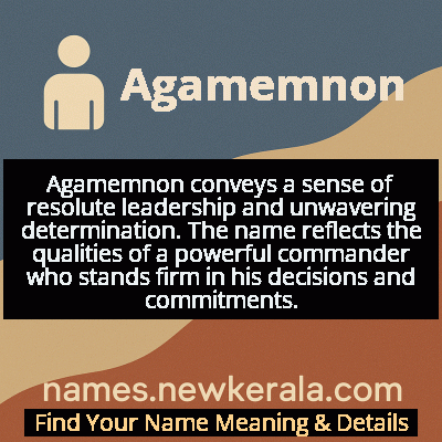 Agamemnon Name Meaning and Origin