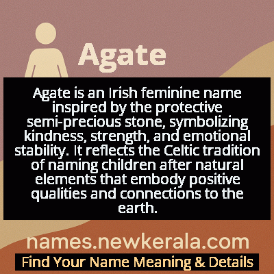 Agate Name Meaning and Origin