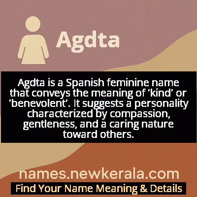 Agdta Name Meaning and Origin