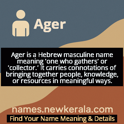 Ager Name Meaning and Origin