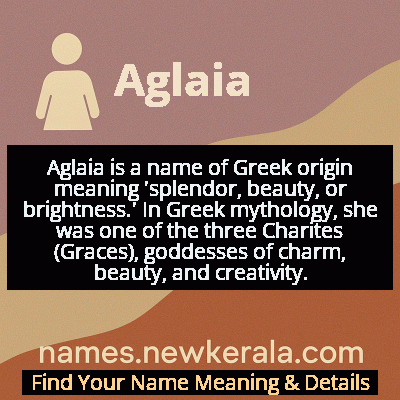 Aglaia Name Meaning and Origin