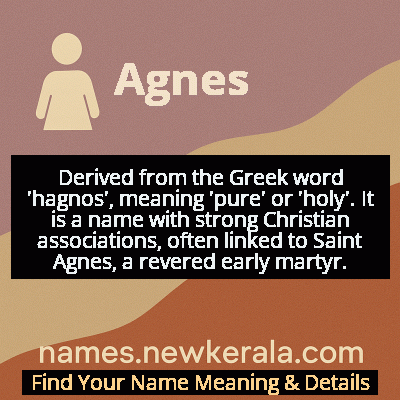 Agnes Name Meaning and Origin