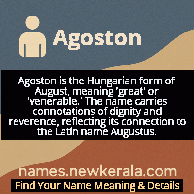 Agoston Name Meaning and Origin