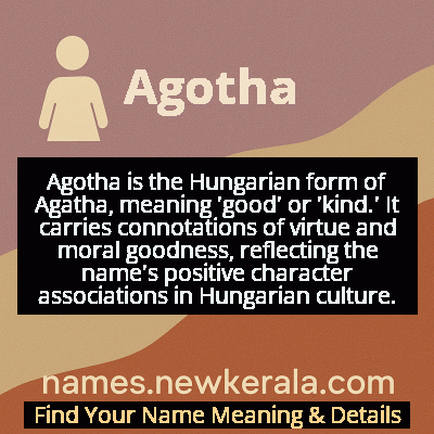 Agotha Name Meaning and Origin