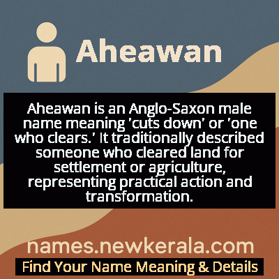 Aheawan Name Meaning and Origin