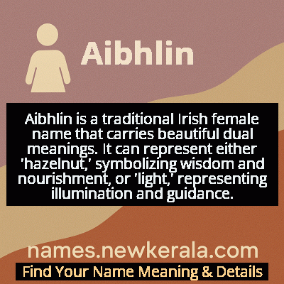 Aibhlin Name Meaning and Origin