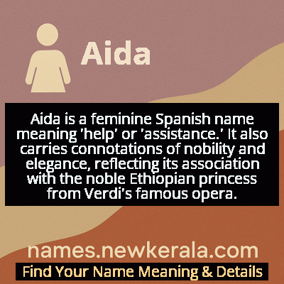 Aida Name Meaning and Origin