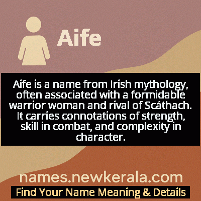 Aife Name Meaning and Origin