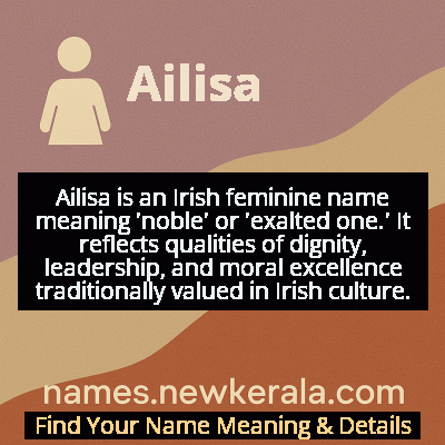 Ailisa Name Meaning and Origin
