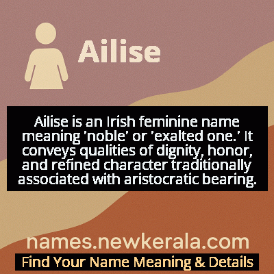 Ailise Name Meaning and Origin