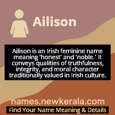 Ailison Name Meaning and Origin
