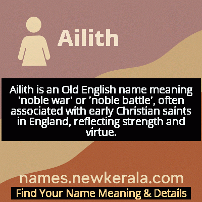 Ailith Name Meaning and Origin