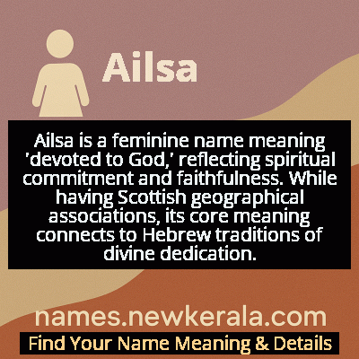 Ailsa Name Meaning and Origin