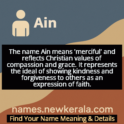 Ain Name Meaning and Origin