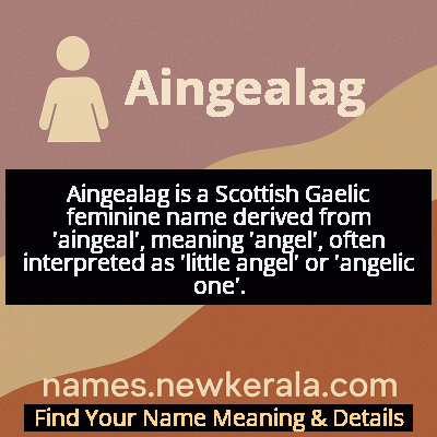 Aingealag Name Meaning and Origin