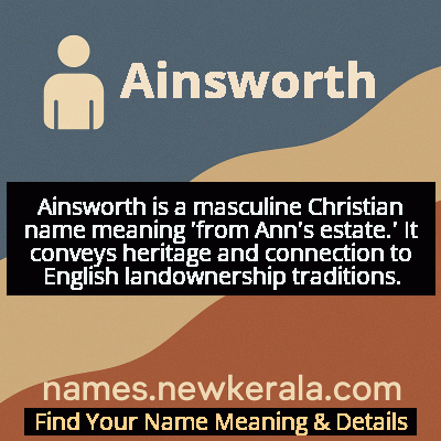 Ainsworth Name Meaning and Origin
