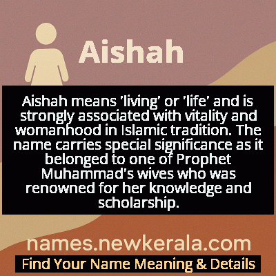 Aishah Name Meaning and Origin