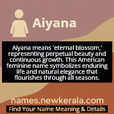 Aiyana Name Meaning and Origin