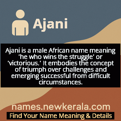 Ajani Name Meaning and Origin