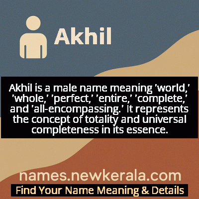 Akhil Name Meaning and Origin