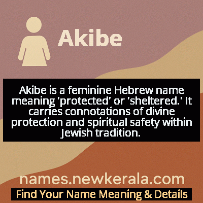 Akibe Name Meaning and Origin