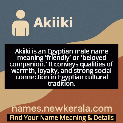 Akiiki Name Meaning and Origin