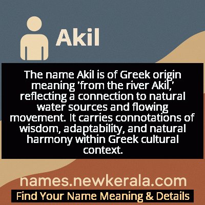 Akil Name Meaning and Origin