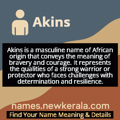 Akins Name Meaning and Origin