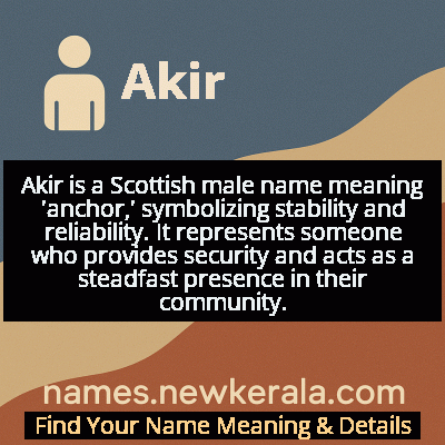 Akir Name Meaning and Origin