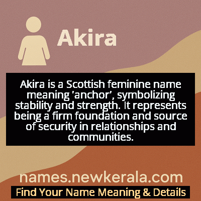 Akira Name Meaning and Origin
