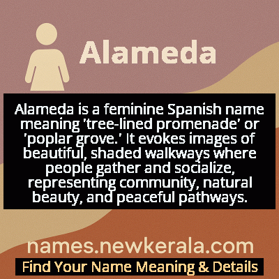 Alameda Name Meaning and Origin