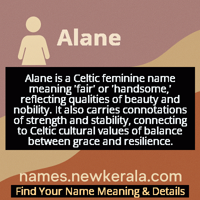 Alane Name Meaning and Origin