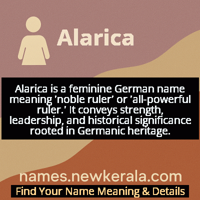 Alarica Name Meaning and Origin
