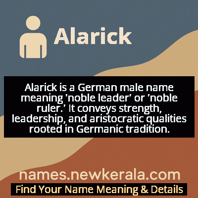 Alarick Name Meaning and Origin