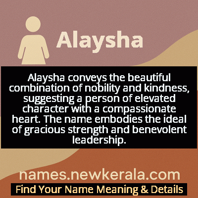 Alaysha Name Meaning and Origin