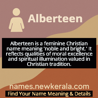Alberteen Name Meaning and Origin