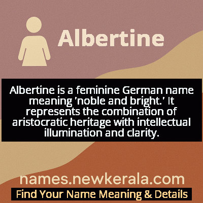 Albertine Name Meaning and Origin