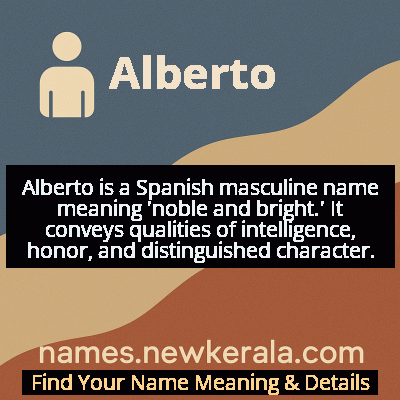 Alberto Name Meaning and Origin
